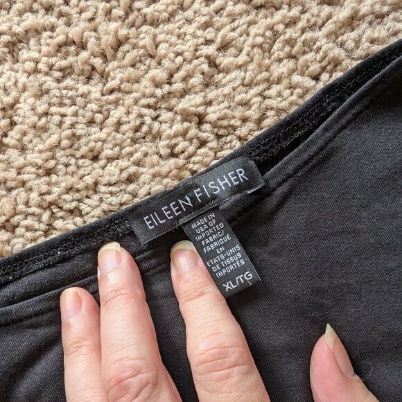 Eileen Fisher Black Dress XL - Picture 2 of 6